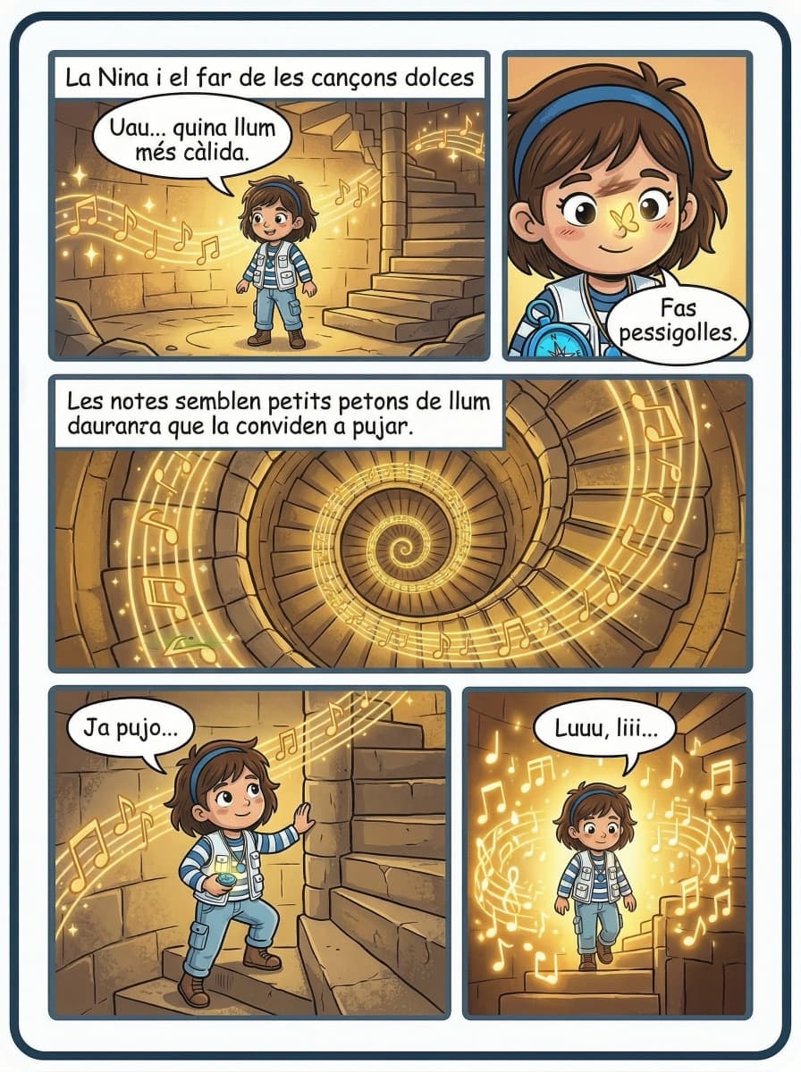 Sample illustrated reading story created with Tale Island