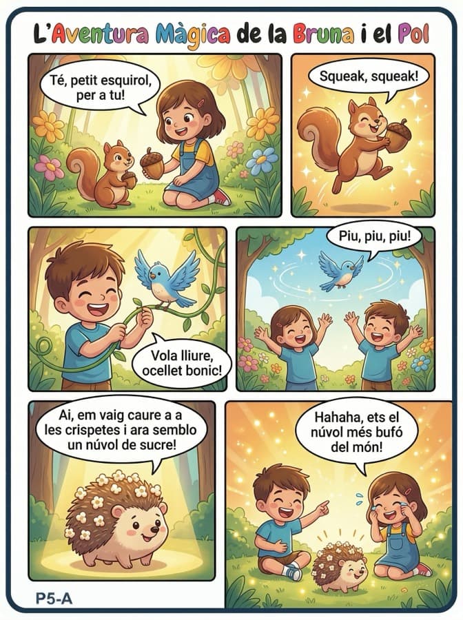 Tale Island comic-style story interior sample