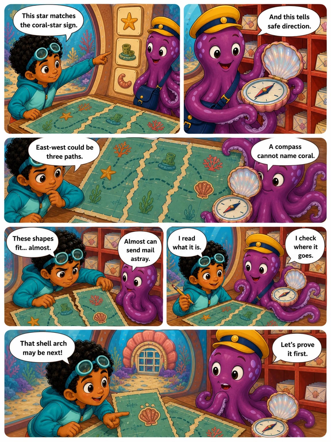 Page 2 of the comic Kai and the Three-Tear Route.