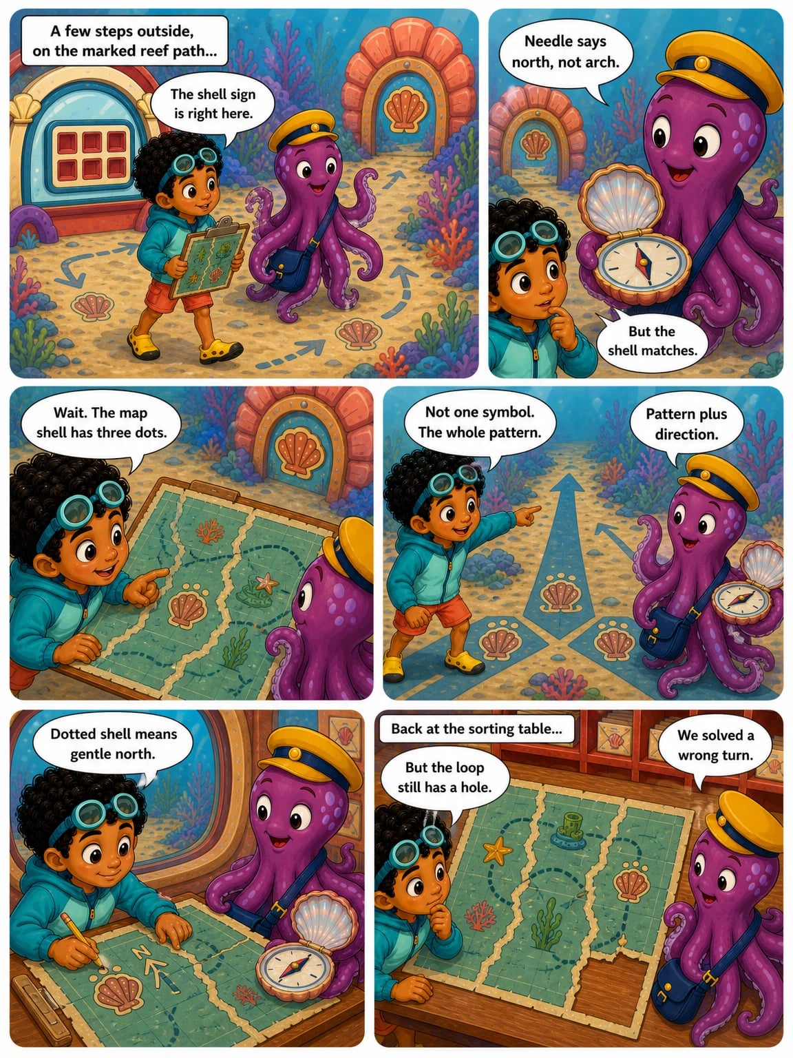 Page 3 of the comic Kai and the Three-Tear Route.