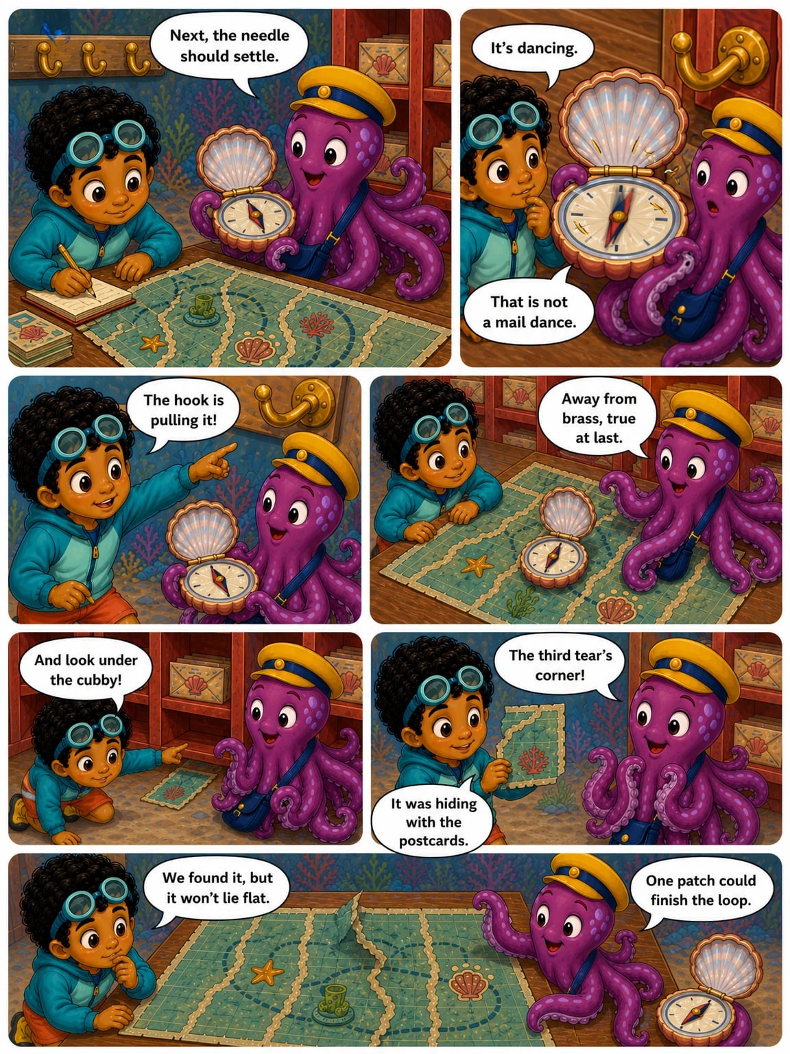 Page 4 of the comic Kai and the Three-Tear Route.