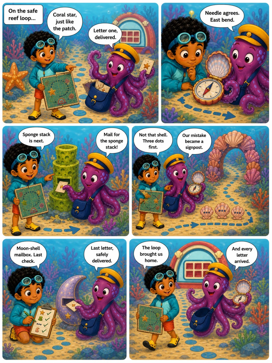 Page 7 of the comic Kai and the Three-Tear Route.